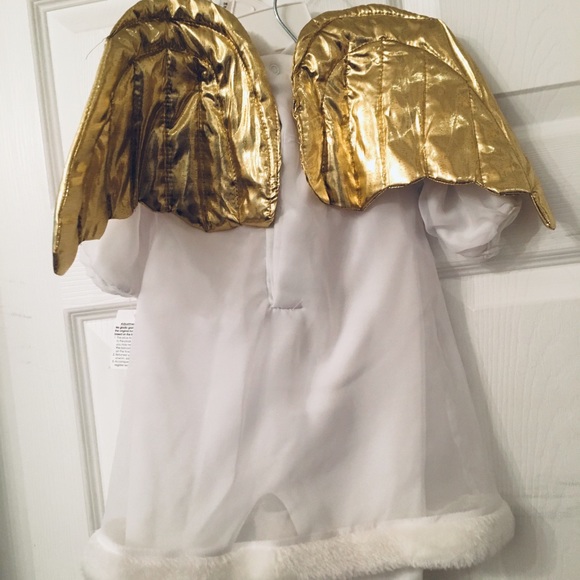Other - NWT Halloween angel costume-gold wings & halo band